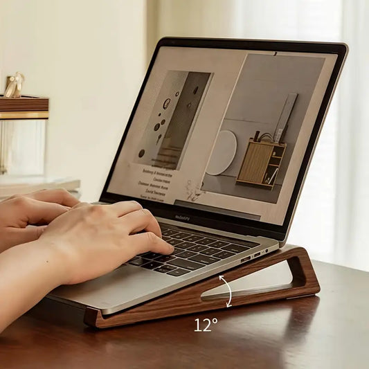 Suport portabil pentru laptop din lemn
